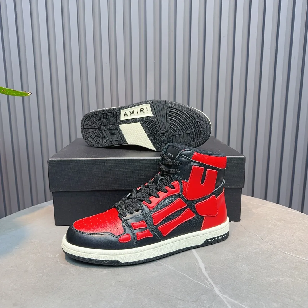 Men's shoes💰620💰 AMIRI AMIRI trendy brand hot sale🔥 Available all year round✅Couples💑 Official website synchronization Imported fabrics 1⃣️ratio 1⃣️Re-engraved, original factory special original sole, 35-45 (38.45. Non-refundable)